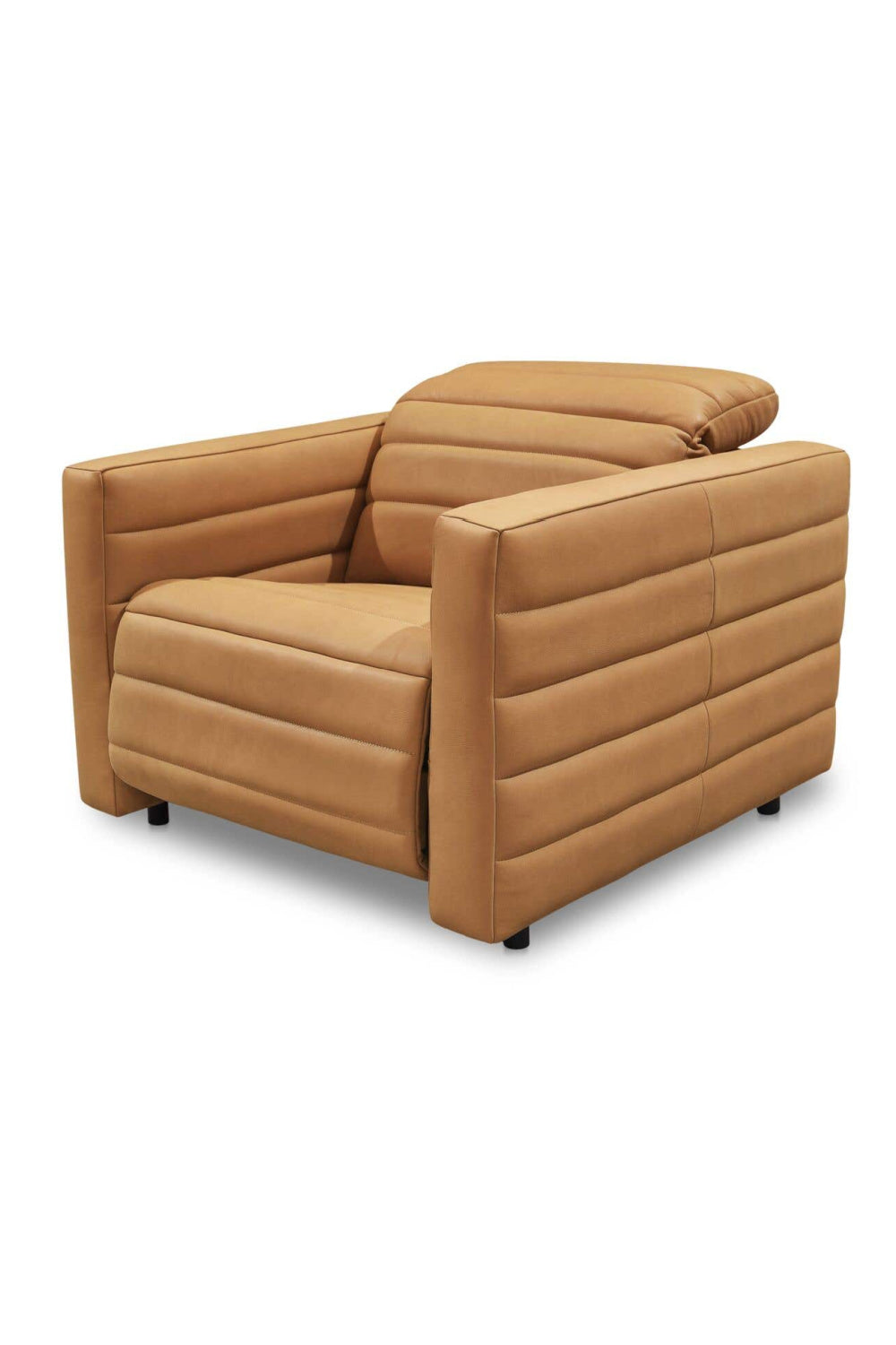 Modern European furniture - Channeled Recliner Lounge Chair - www.oroa.com