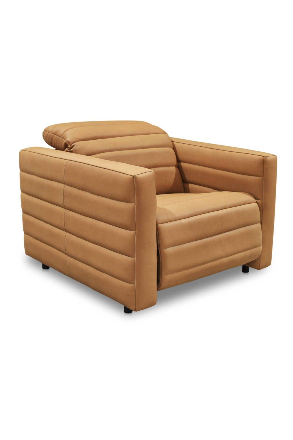 Modern European furniture - Channeled Recliner Lounge Chair - www.oroa.com