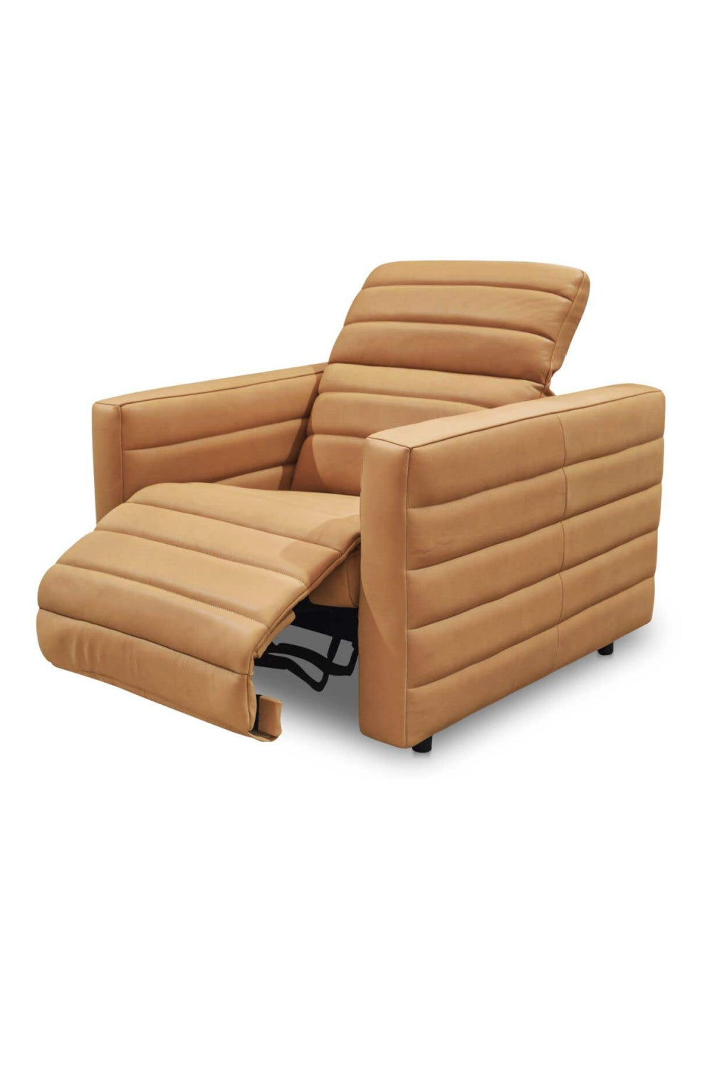 Modern European furniture - Channeled Recliner Lounge Chair - www.oroa.com