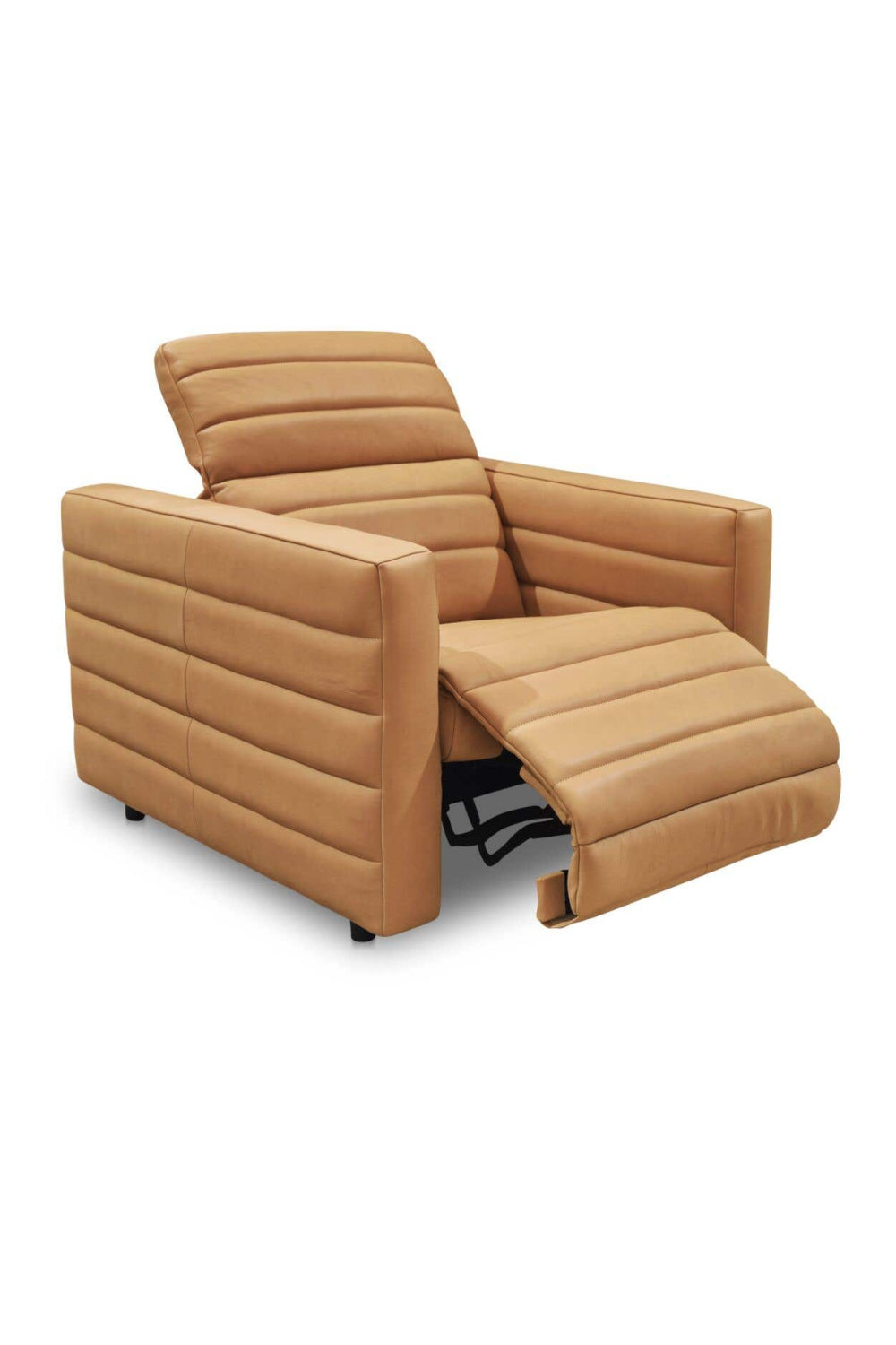 Modern European furniture - Channeled Recliner Lounge Chair - www.oroa.com