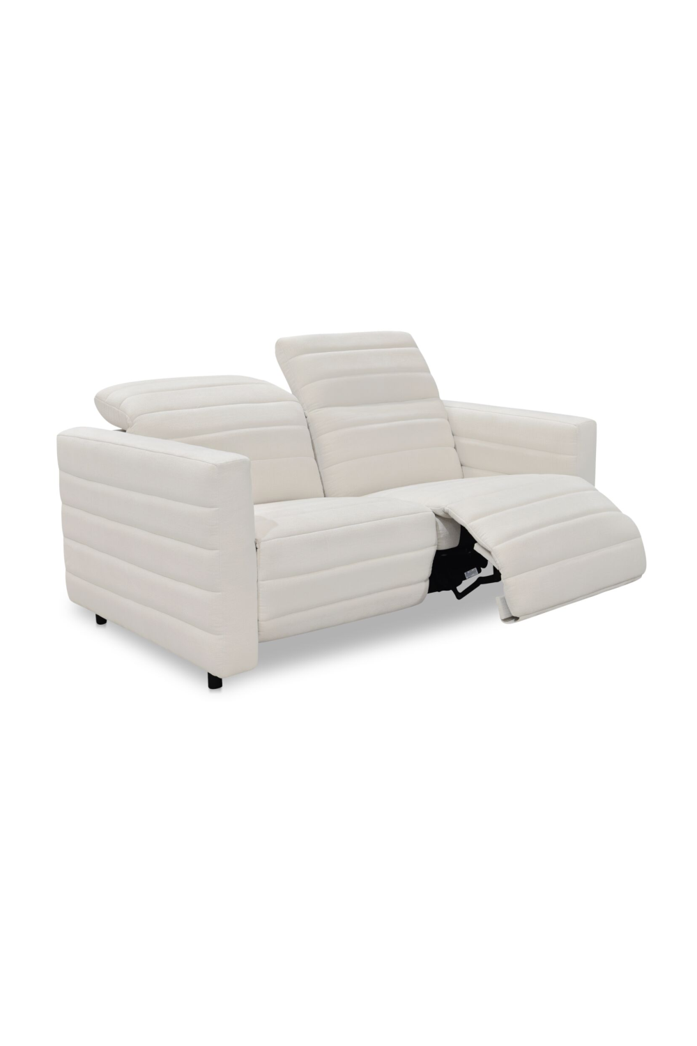Modern European furniture - Channeled Power Recliner Sofa - www.oroa.com