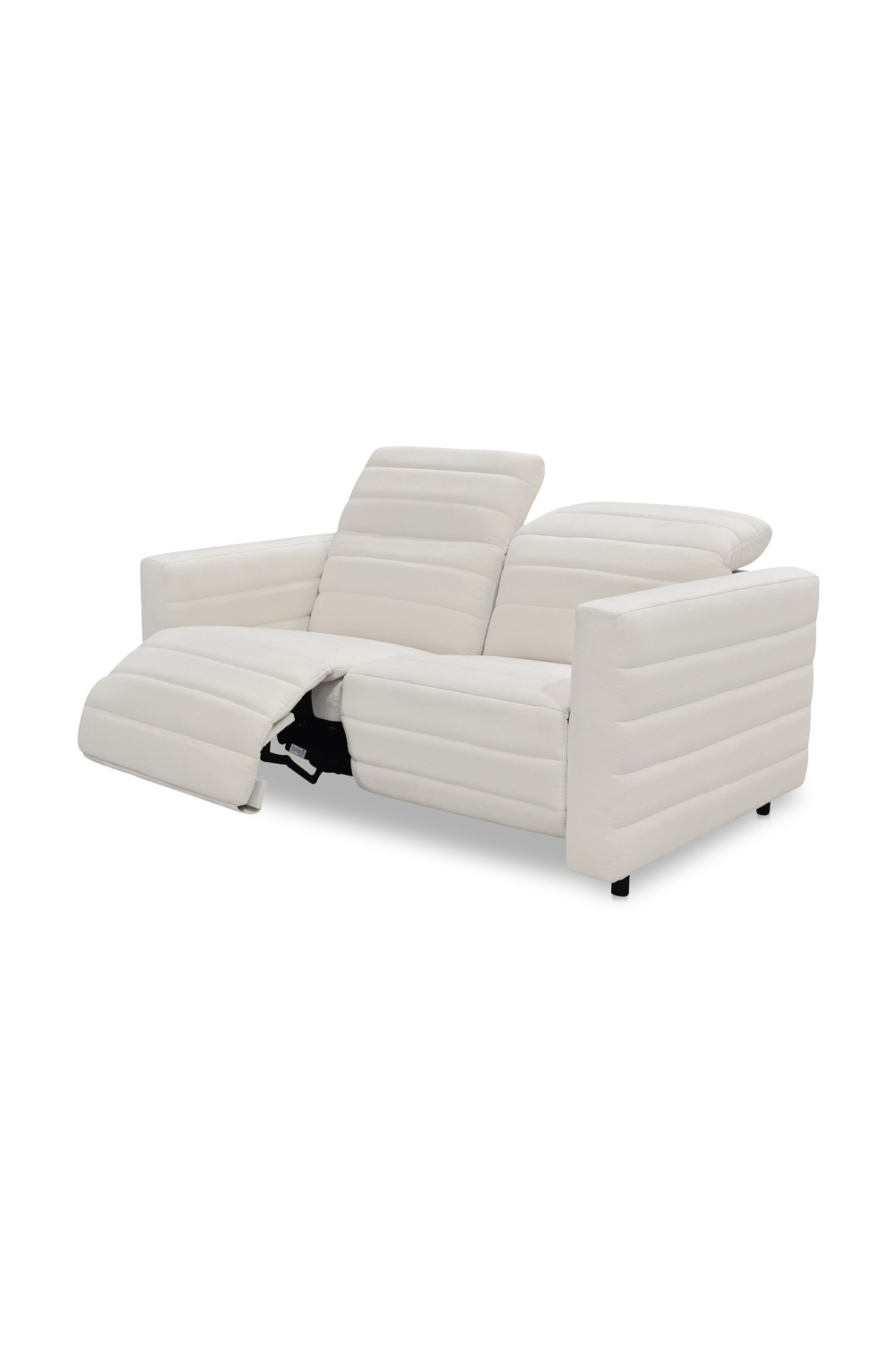 Modern European furniture - Channeled Power Recliner Sofa - www.oroa.com