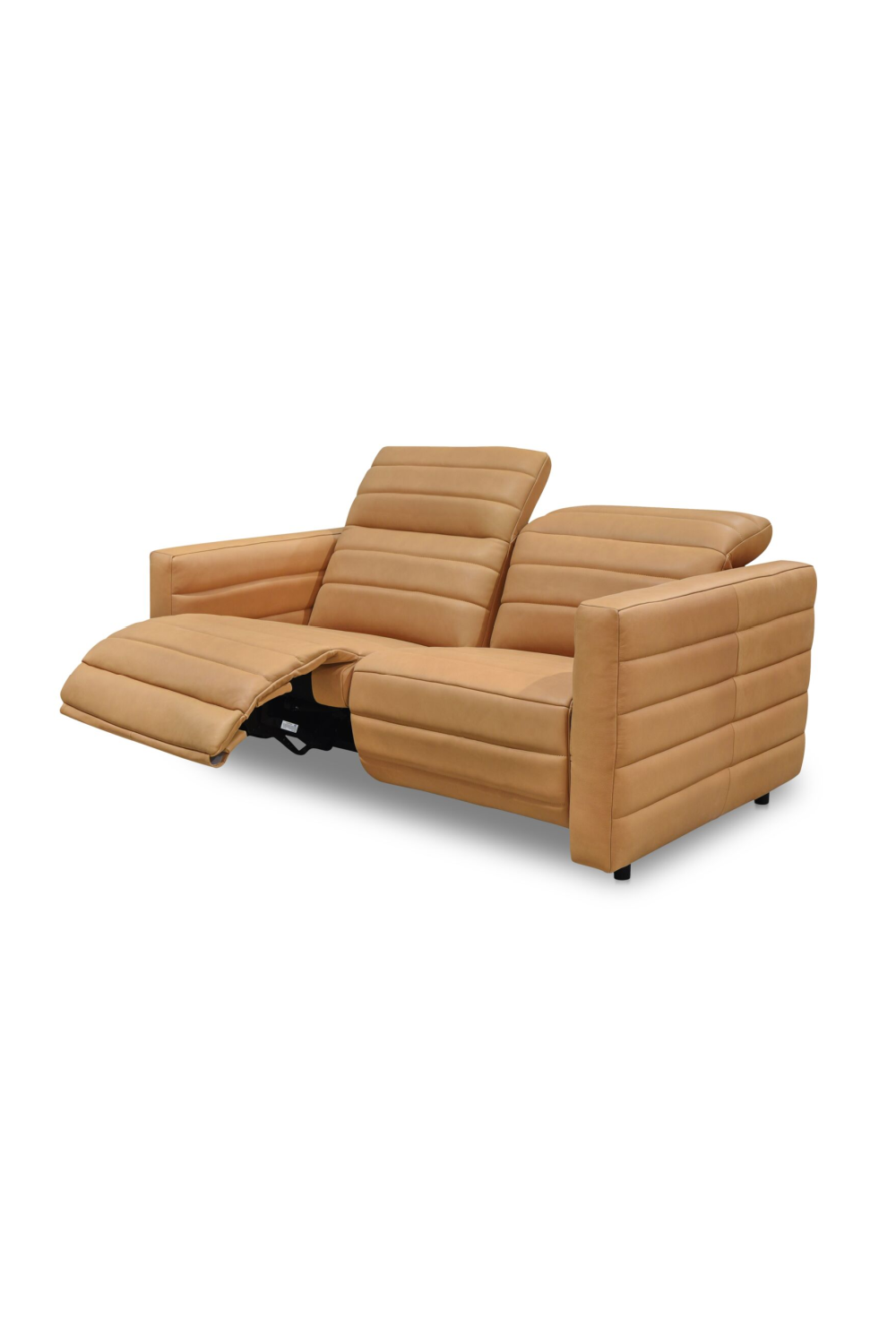 Modern European furniture - Channeled Power Recliner Sofa - www.oroa.com