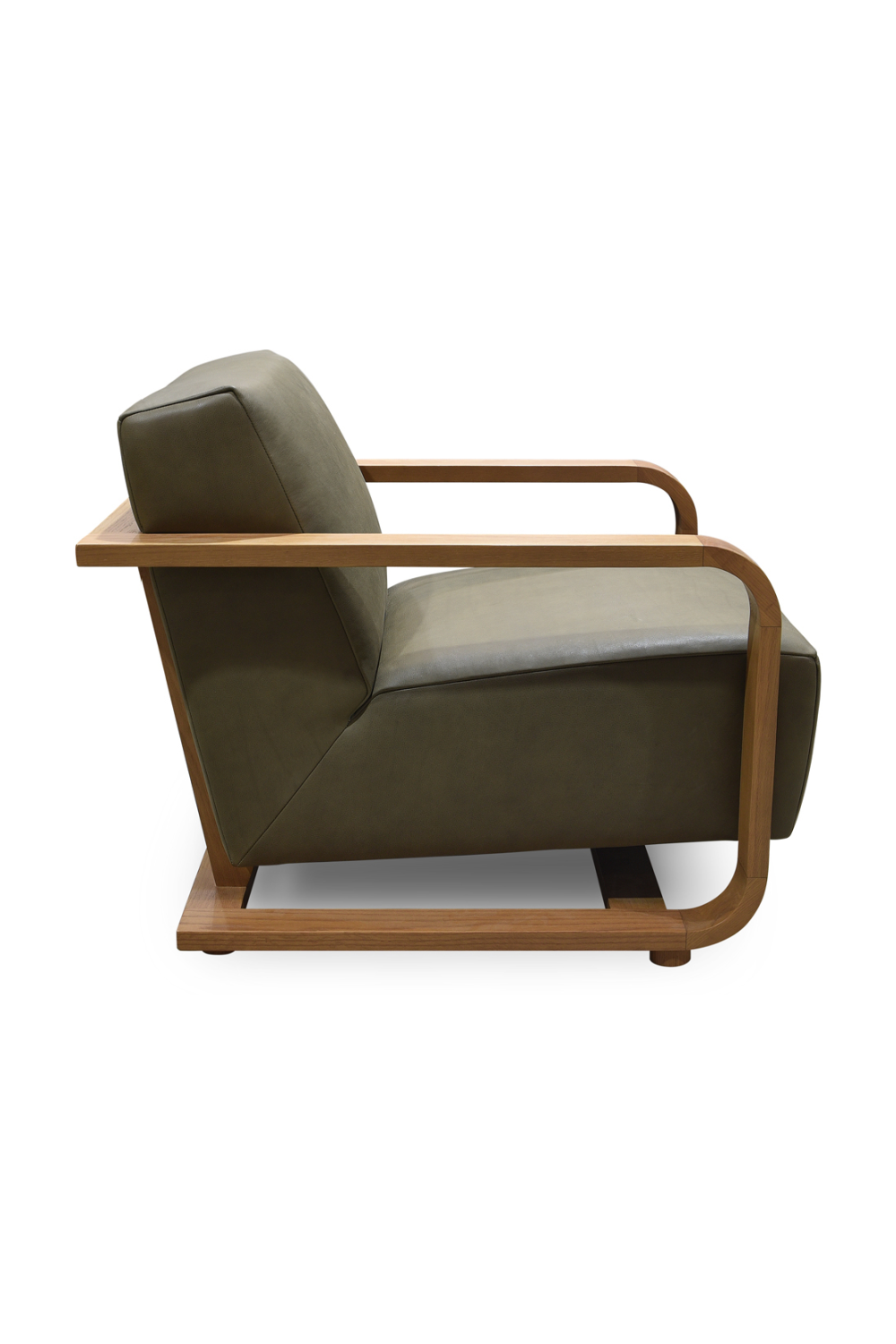 Modern European furniture - Oak Framed Lounge Chair - www.oroa.com