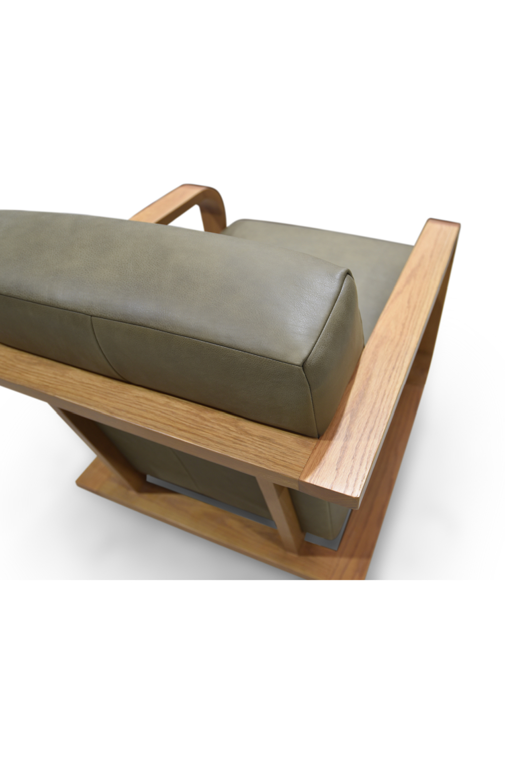 Modern European furniture - Oak Framed Lounge Chair - www.oroa.com