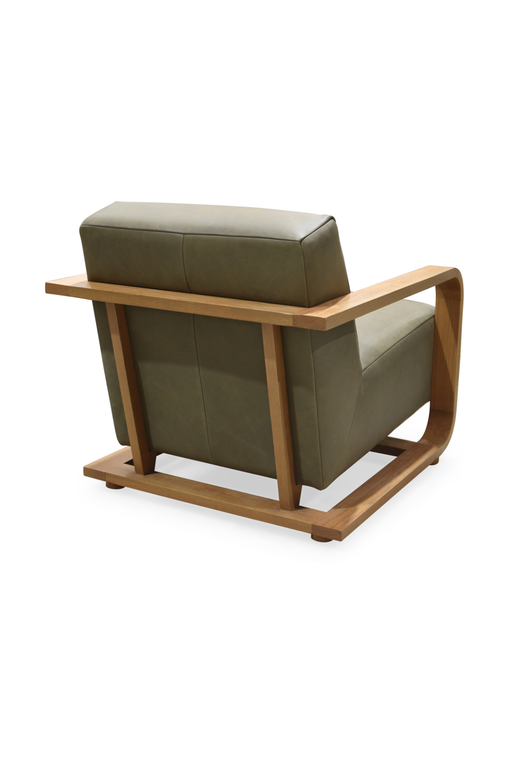 Modern European furniture - Oak Framed Lounge Chair - www.oroa.com