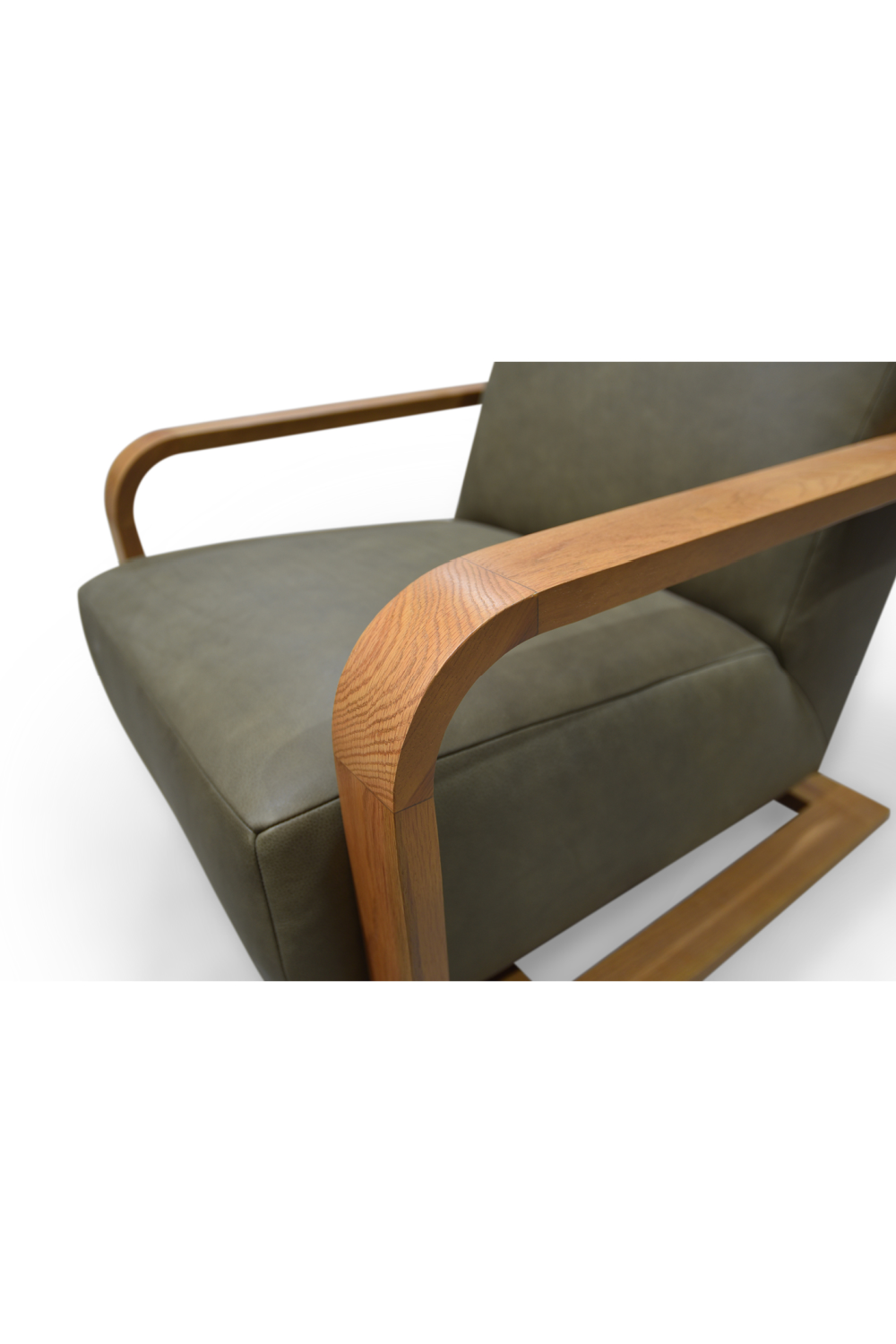 Modern European furniture - Oak Framed Lounge Chair - www.oroa.com