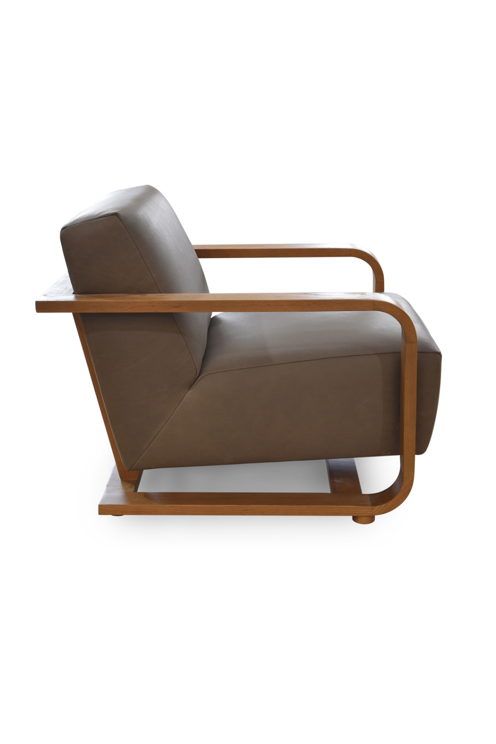 Modern European furniture - Oak Framed Lounge Chair - www.oroa.com