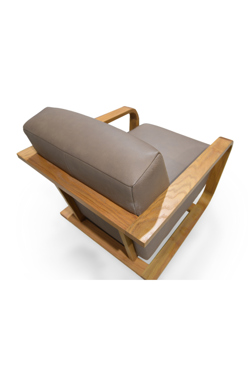 Modern European furniture - Oak Framed Lounge Chair - www.oroa.com