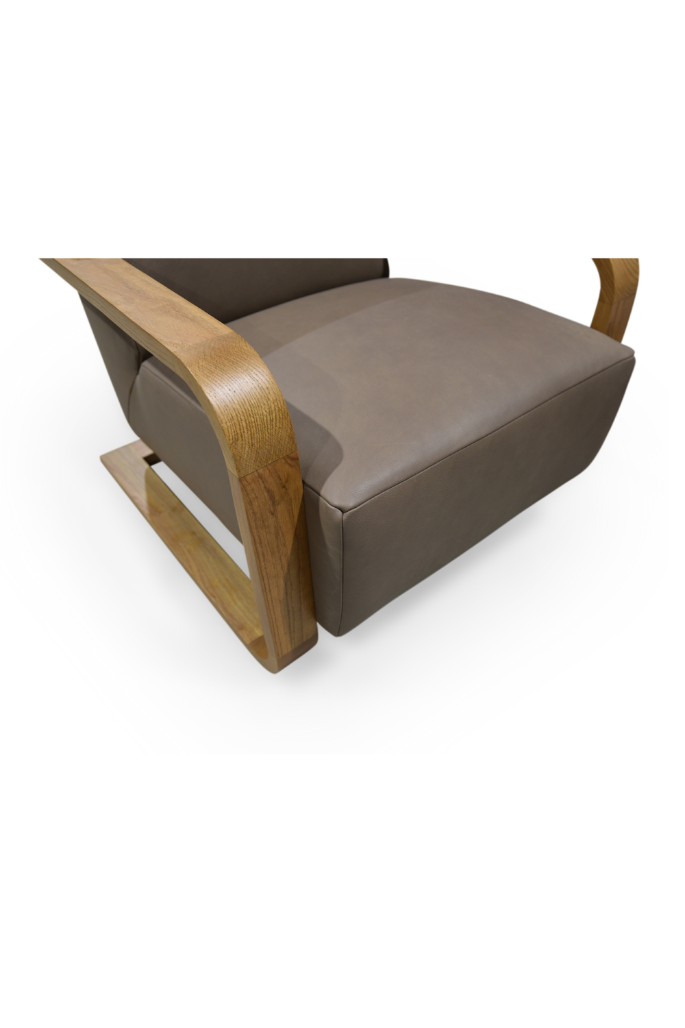 Modern European furniture - Oak Framed Lounge Chair - www.oroa.com