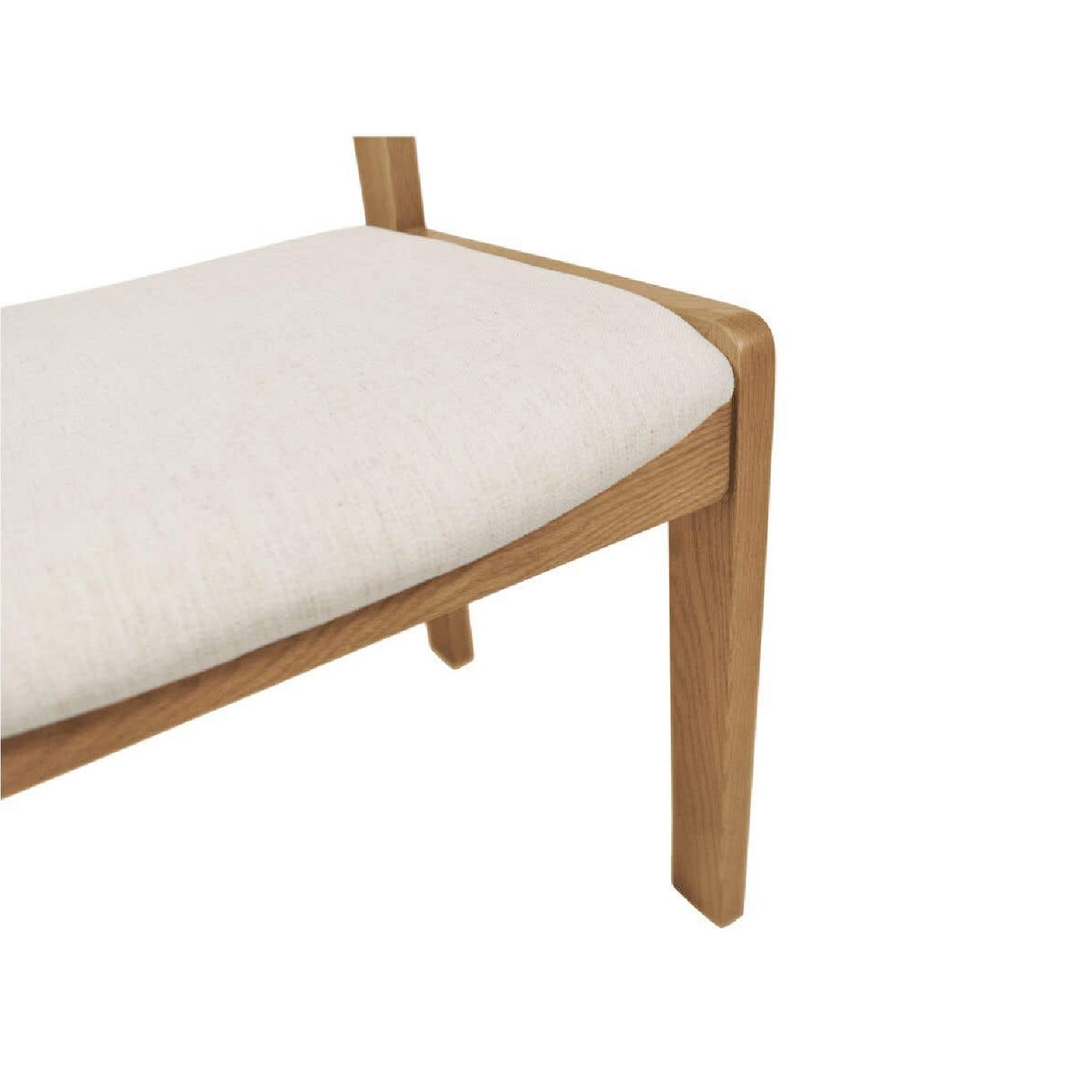 Modern or European furniture - Oak Framed Tan Leather Dining Chairs (2) - www.oroa.com