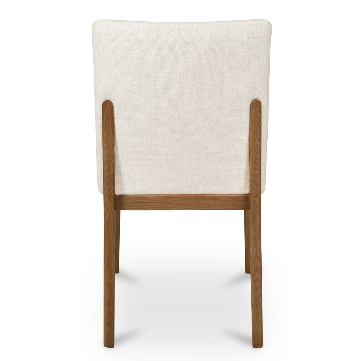 Modern European furniture - Cream Padded Dining Chairs (2) - www.oroa.com