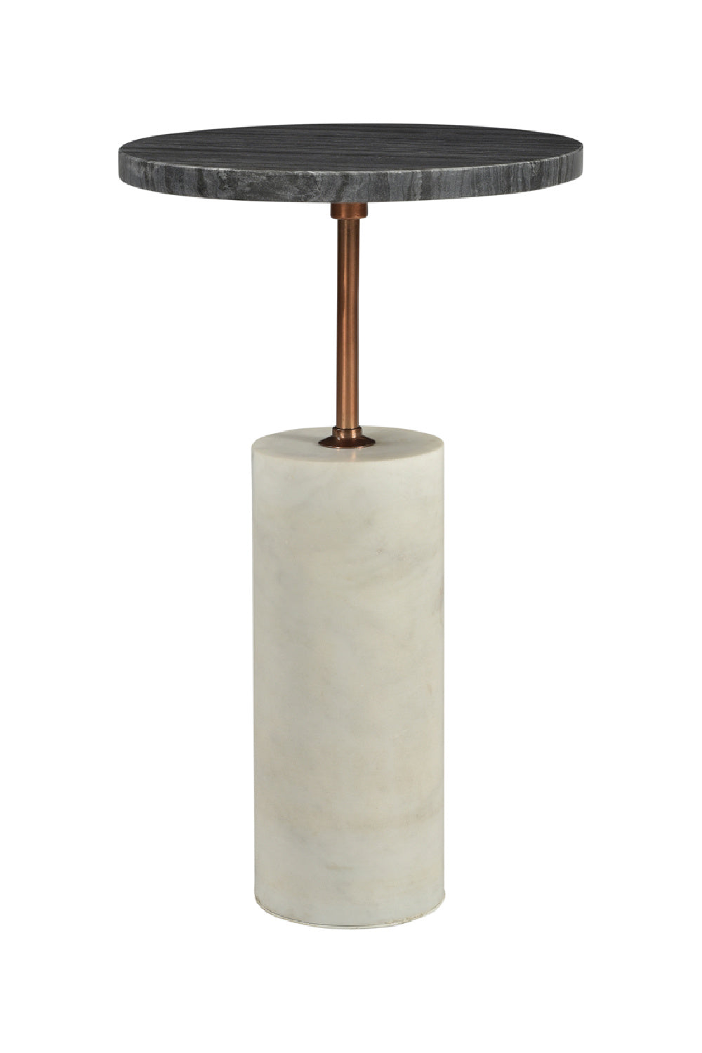 Modern European furniture - Gray Marble Accent Table - www.oroa.com