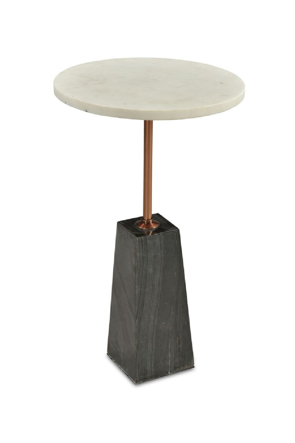 Modern European furniture - White Marble Accent Table - www.oroa.com | Oroa.com