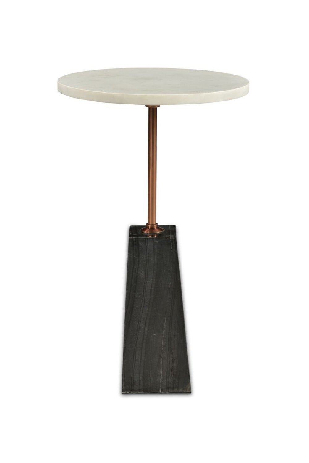 Modern European furniture - White Marble Accent Table - www.oroa.com | Oroa.com
