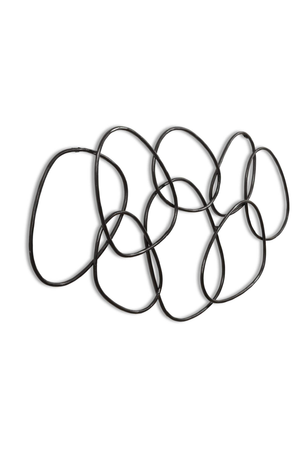 Modern European furniture - Interlocking Bronze Ring Wall Decor - www.oroa.com