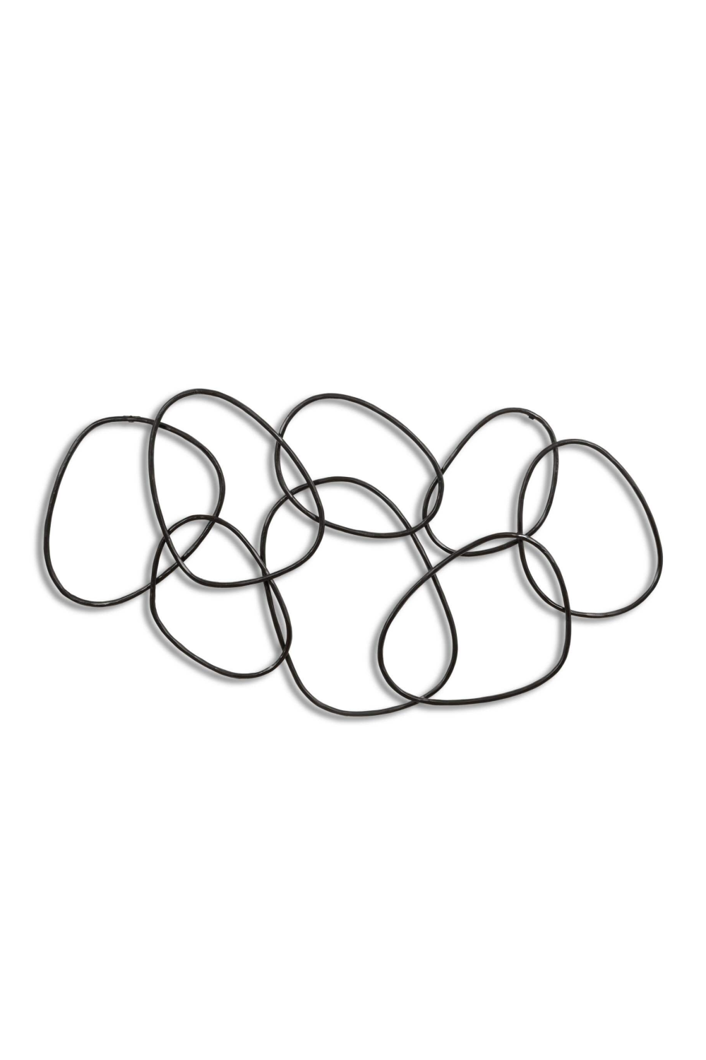 Modern European furniture - Interlocking Bronze Ring Wall Decor - www.oroa.com
