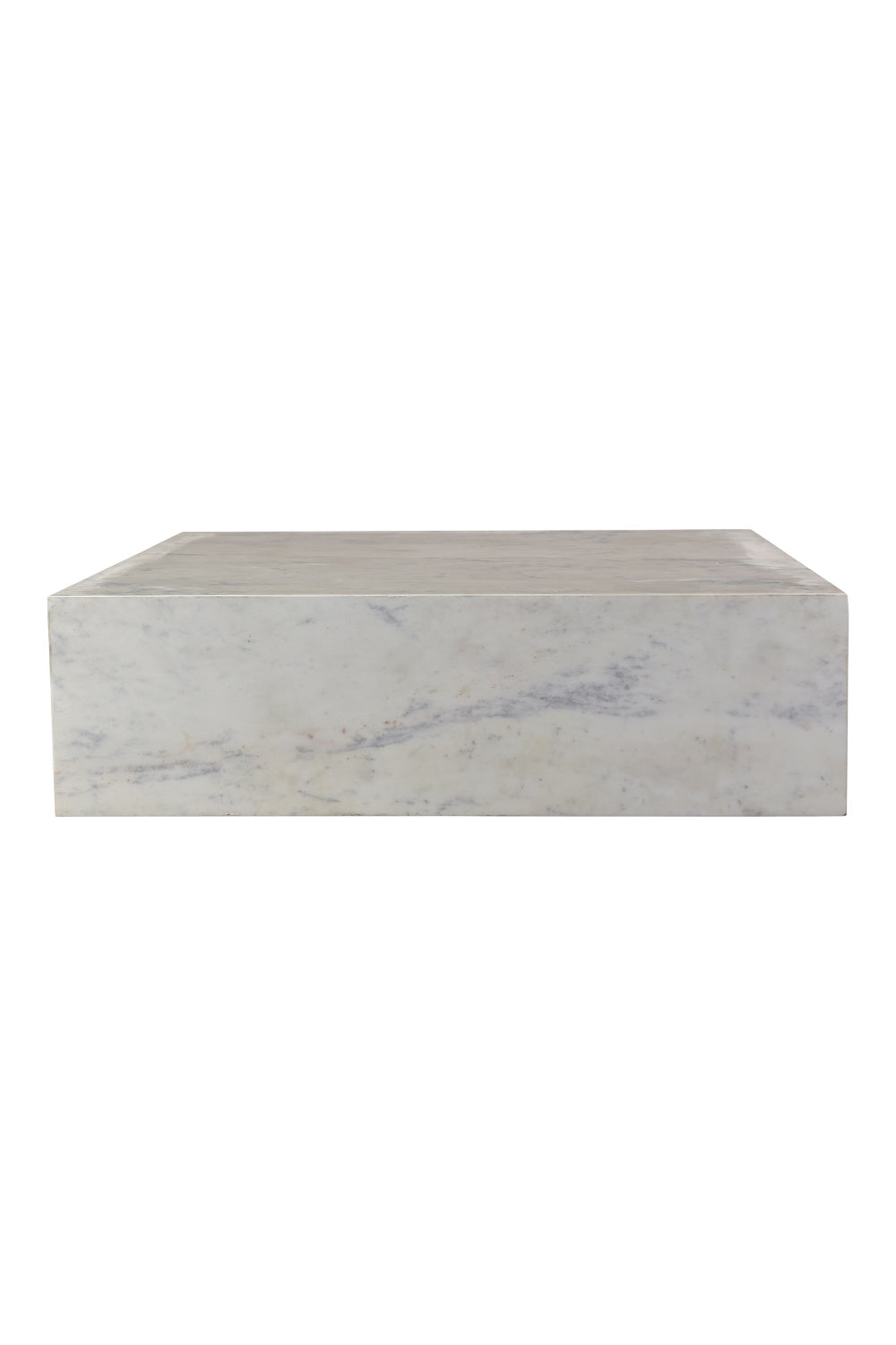 Square White Marble Coffee Table | Novi Living Nash | Oroa.com