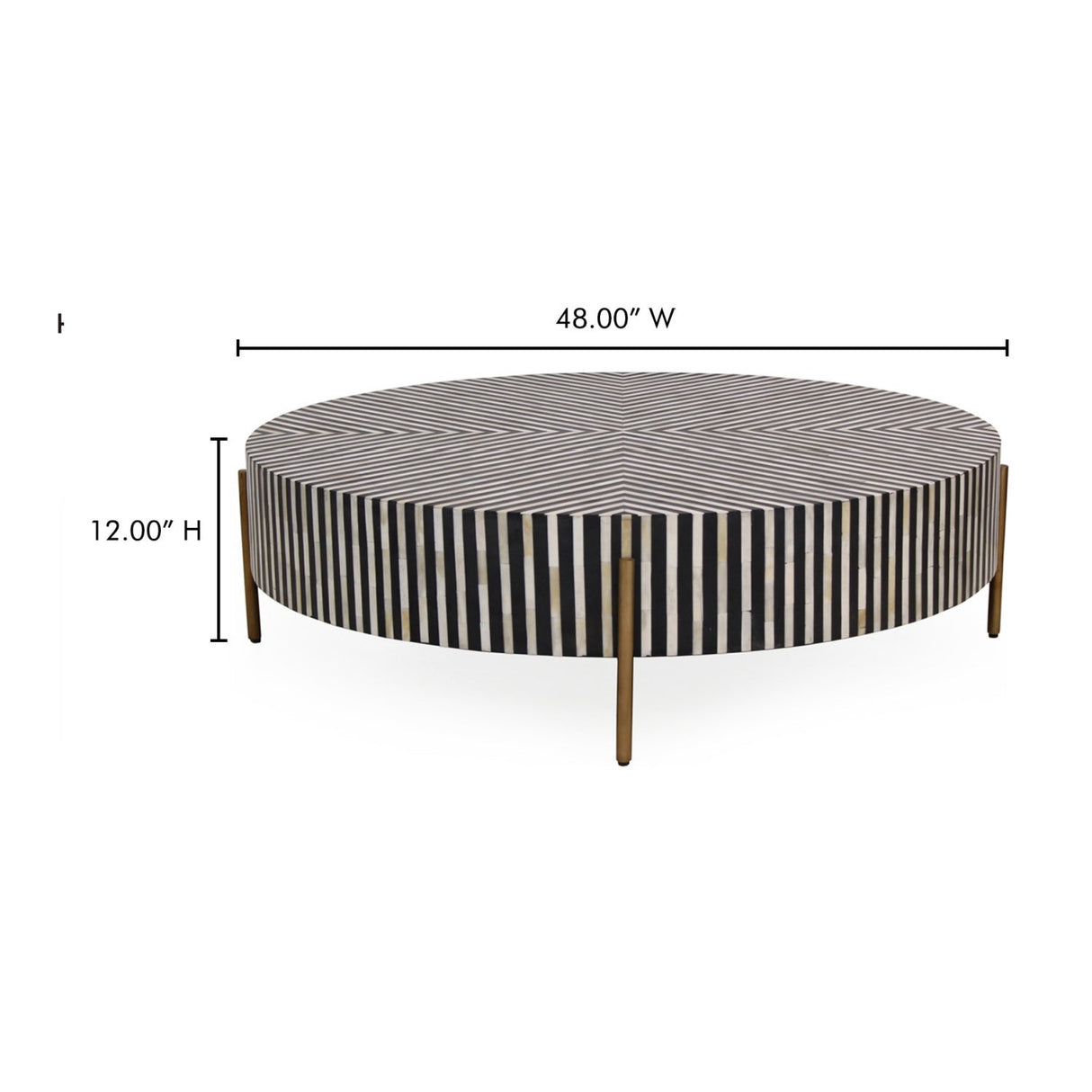 Modern European furniture - Round Art Deco Coffee Table - www.oroa.com