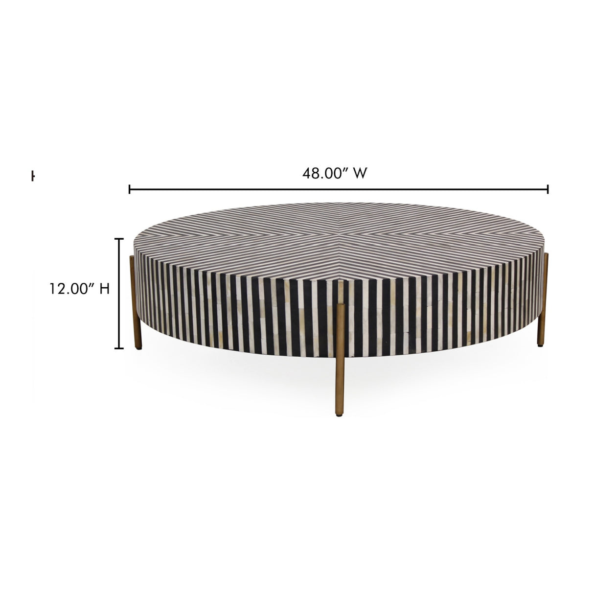 Modern European furniture - Round Art Deco Coffee Table - www.oroa.com | Oroa.com