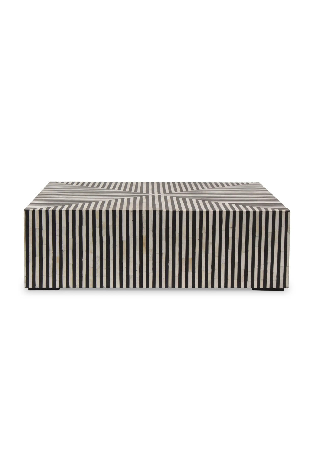 Modern European furniture - Black & White Bone Coffee Table - www.oroa.com
