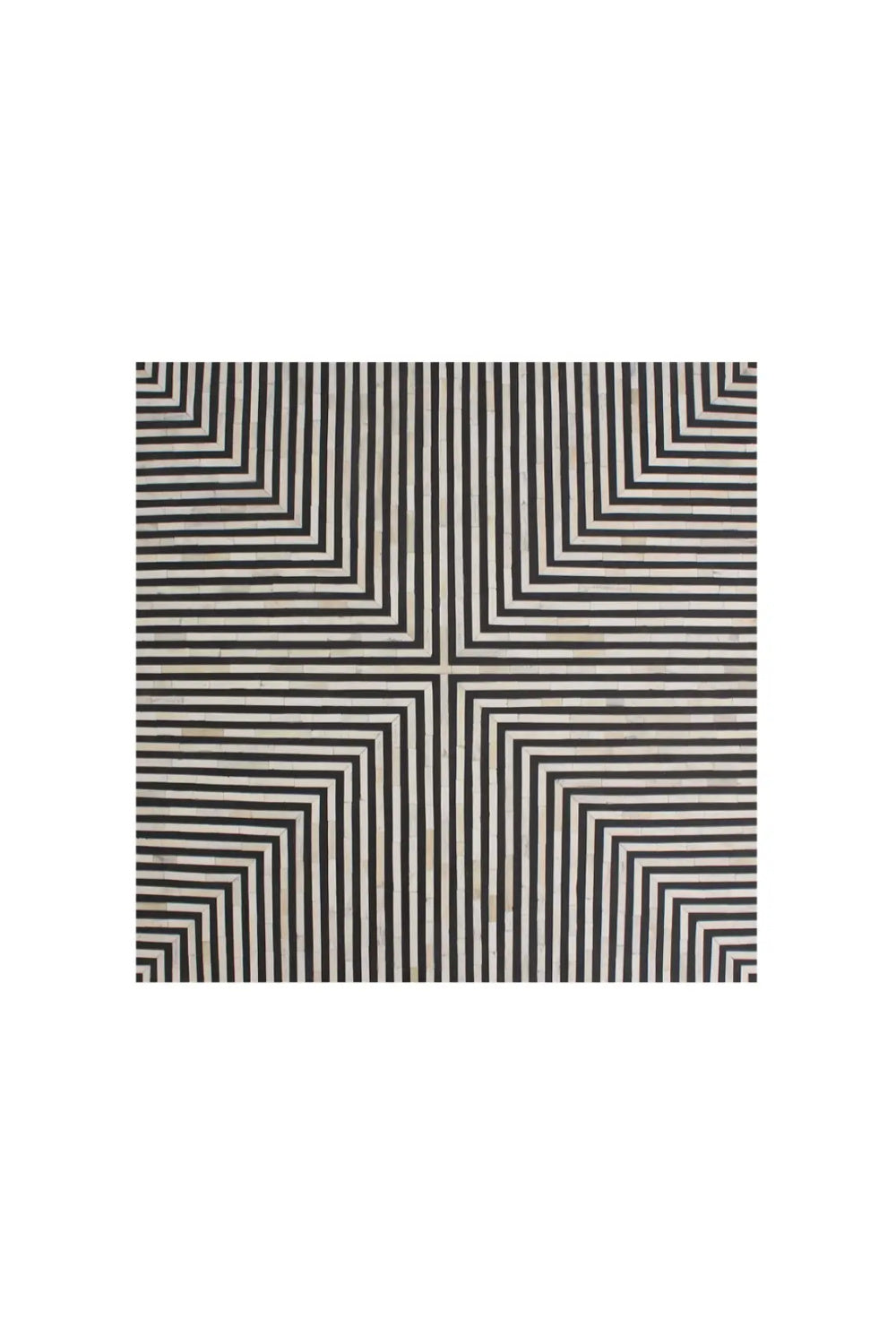 Black & White Bone Coffee Table | Novi Living Terning | Oroa.com