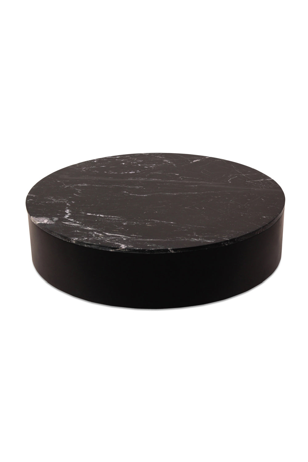 Black Marble Round Coffee Table | Novi Living Ritual | Oroa.com