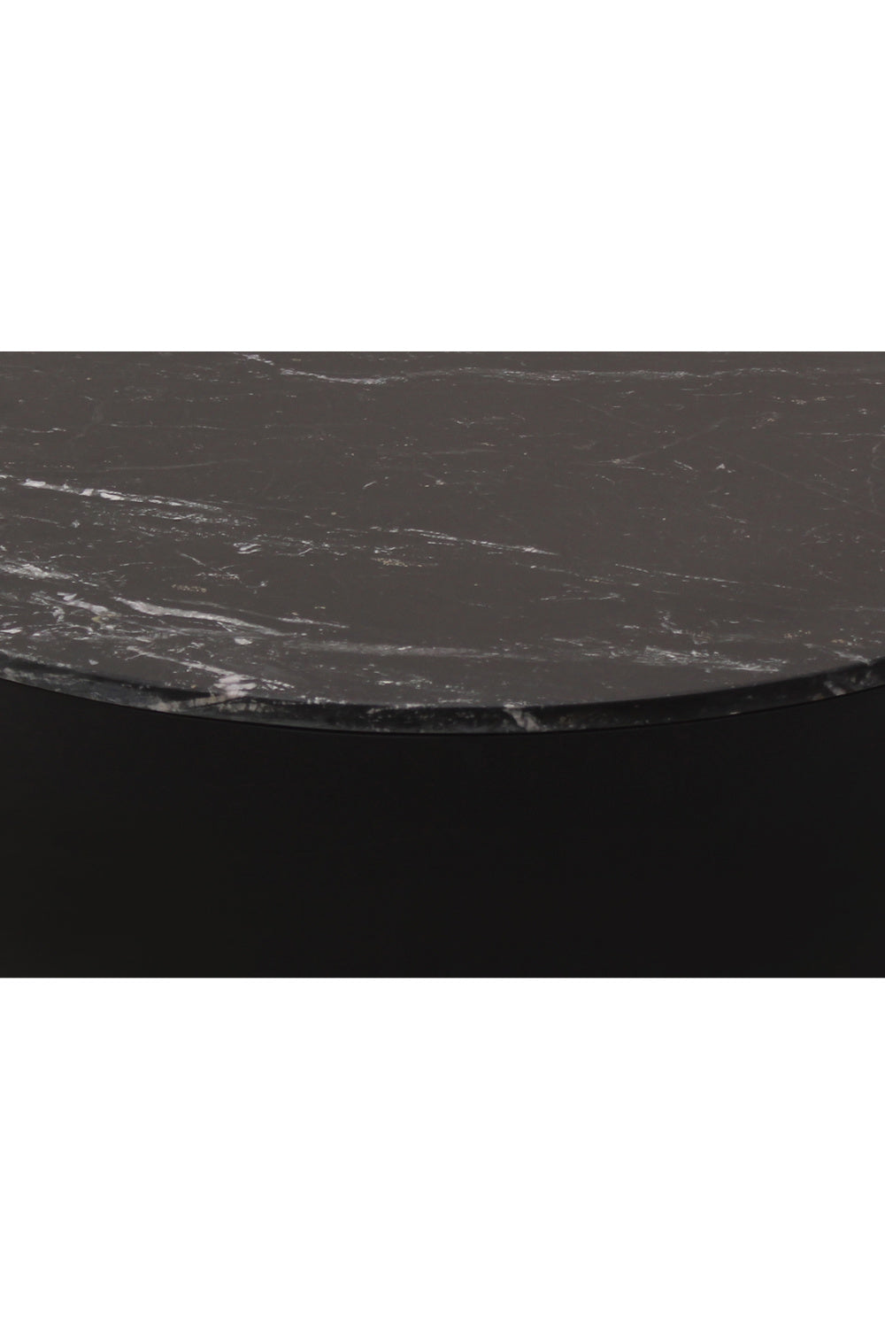 Black Marble Round Coffee Table | Novi Living Ritual | Oroa.com