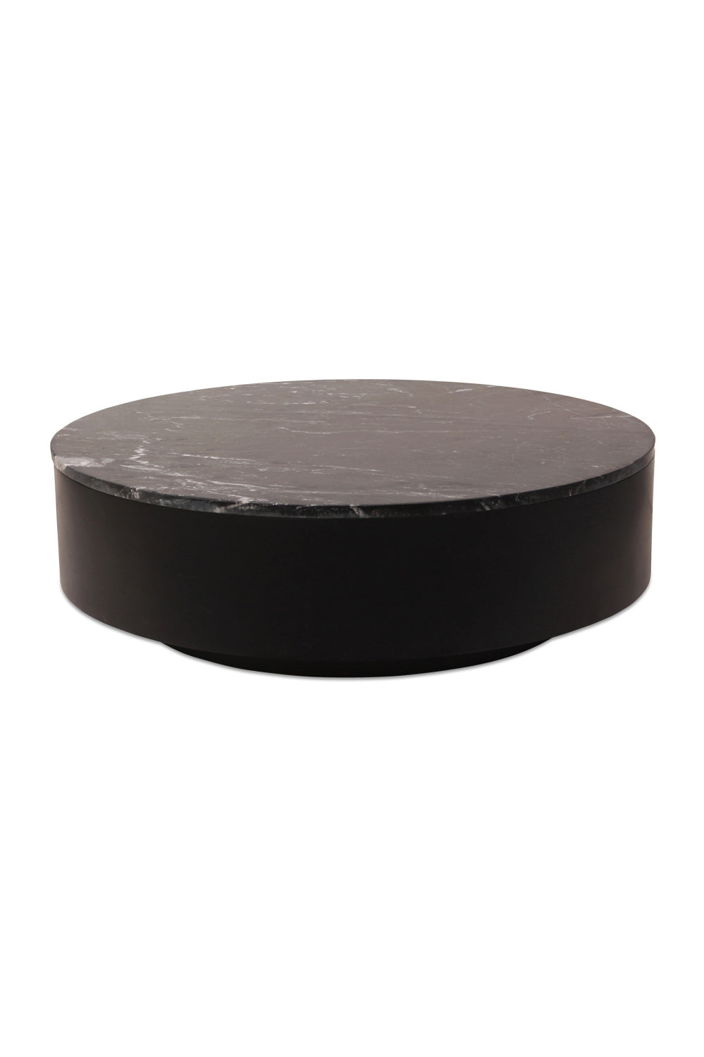Black Marble Round Coffee Table | Novi Living Ritual | Oroa.com