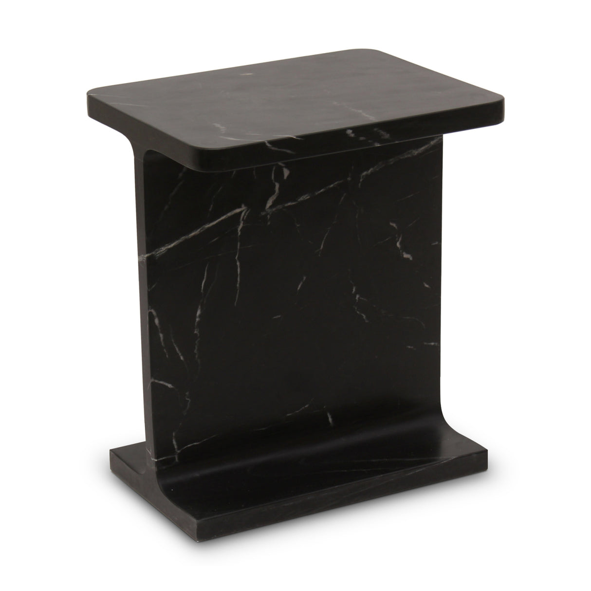 Modern European furniture - Marble I-Beam Accent Table - www.oroa.com | Oroa.com