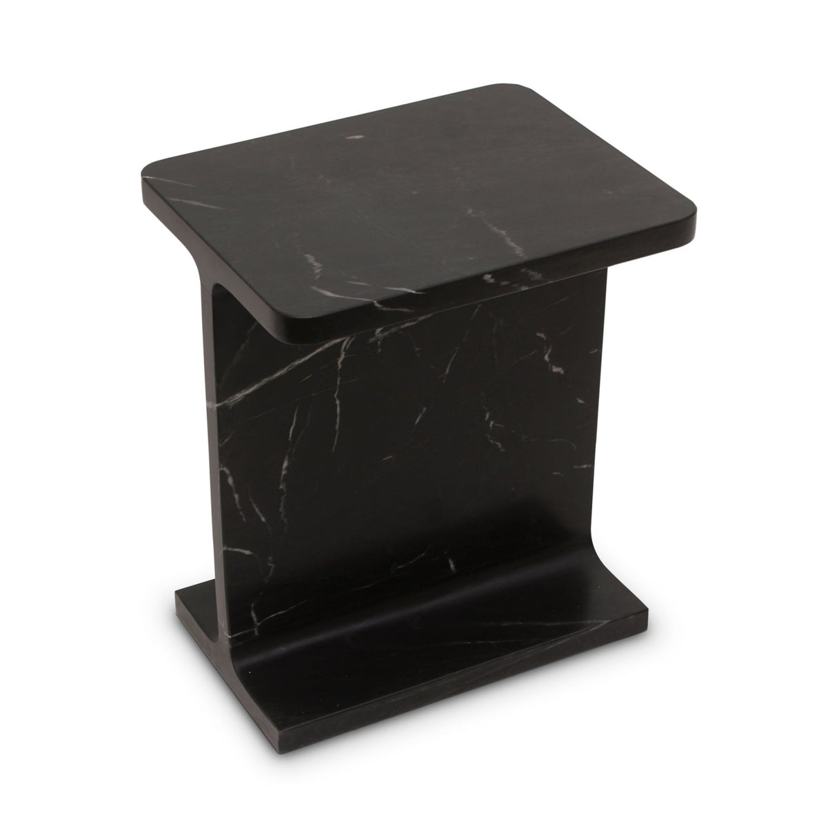 Modern European furniture - Marble I-Beam Accent Table - www.oroa.com