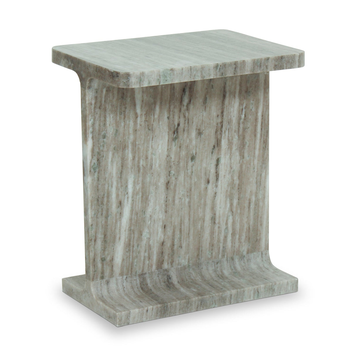 Modern European furniture - Marble I-Beam Accent Table - www.oroa.com
