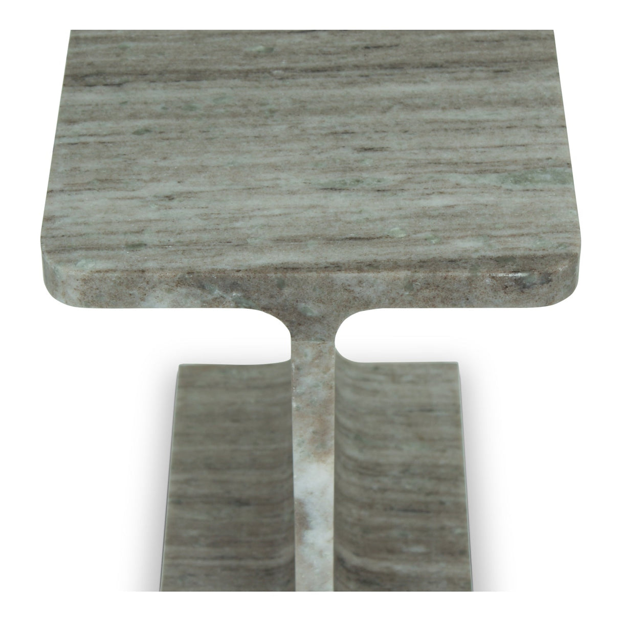 Modern European furniture - Marble I-Beam Accent Table - www.oroa.com