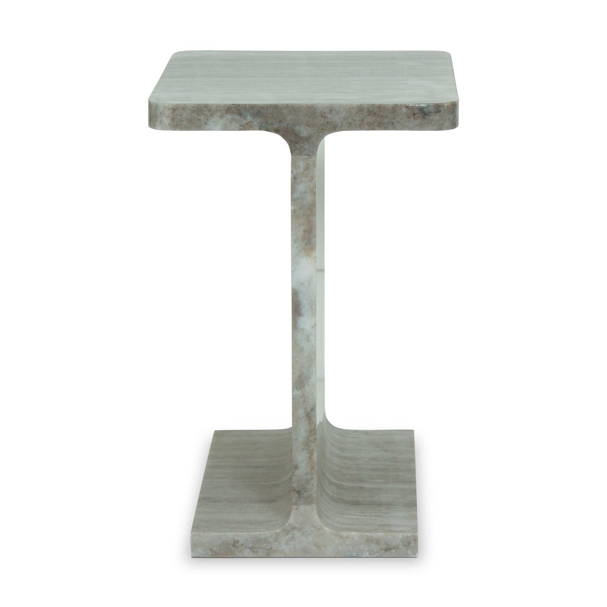 Modern European furniture - Marble I-Beam Accent Table - www.oroa.com