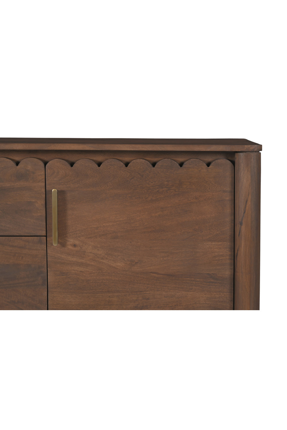 Modern European furniture - Scalloped Edge 3-Drawer Sideboard - www.oroa.com