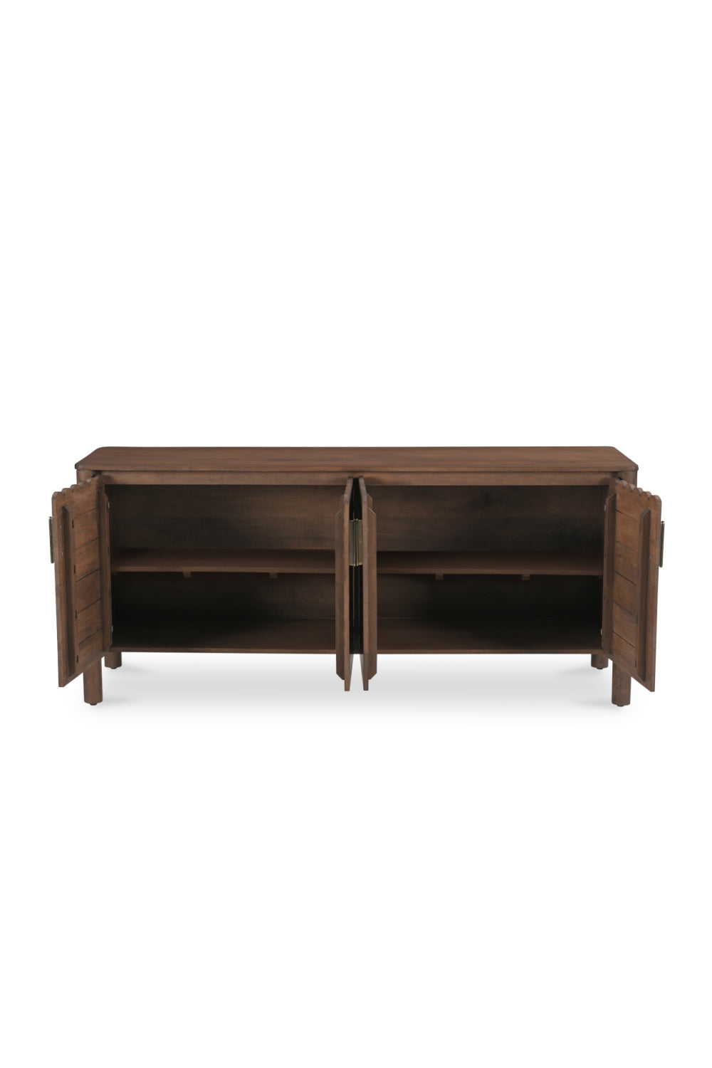 Modern European furniture - Scalloped Edge 4-Door Sideboard - www.oroa.com