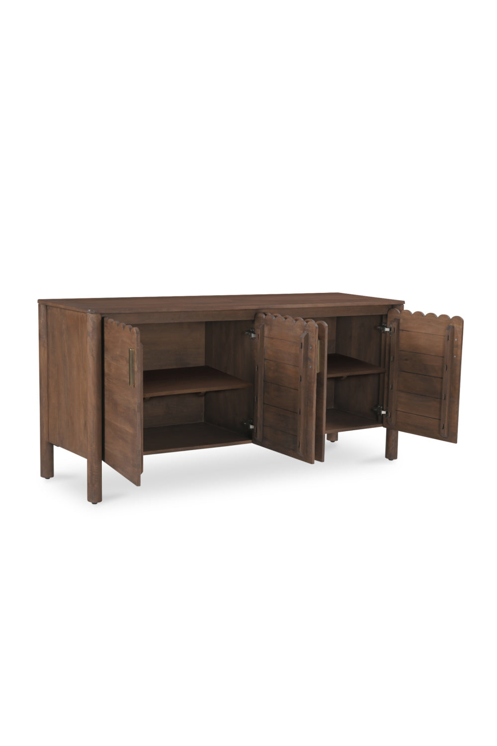 Modern European furniture - Scalloped Edge 4-Door Sideboard - www.oroa.com