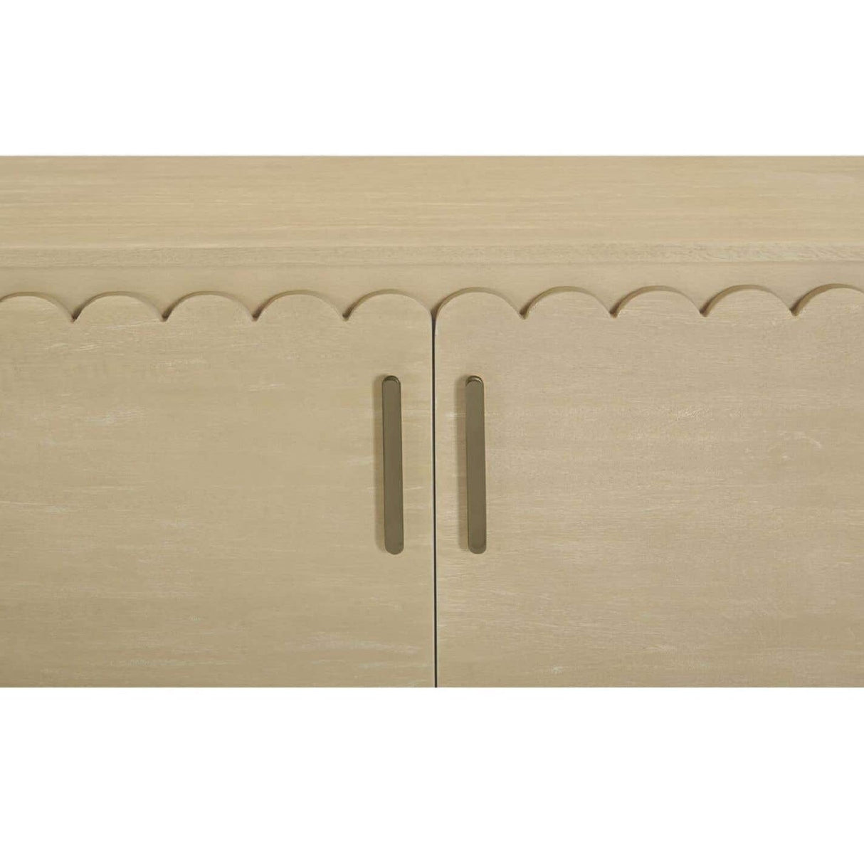 Modern European furniture - Scalloped Edge 4-Door Sideboard - www.oroa.com