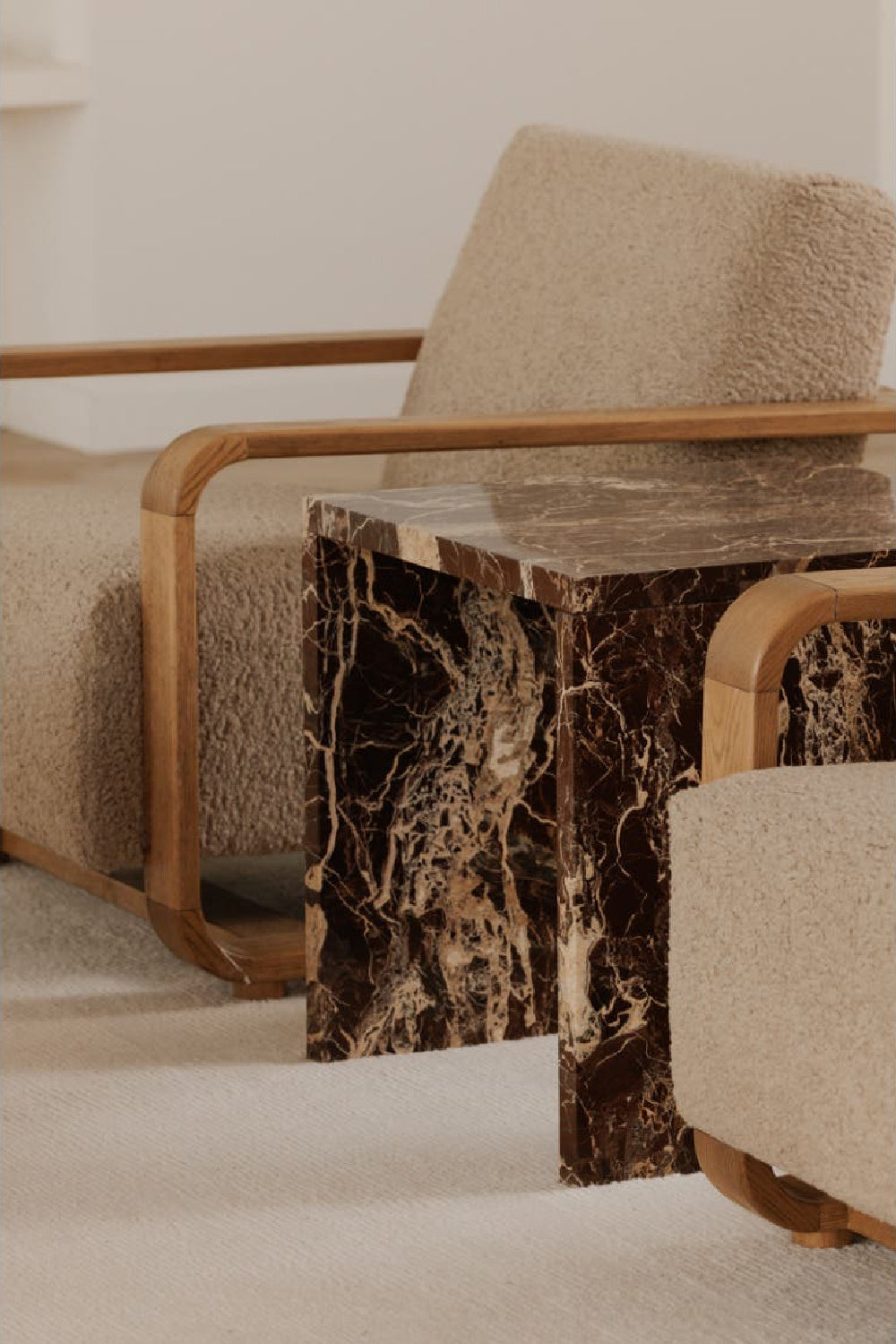 Modern European furniture - Marble Square Accent Table - www.oroa.com