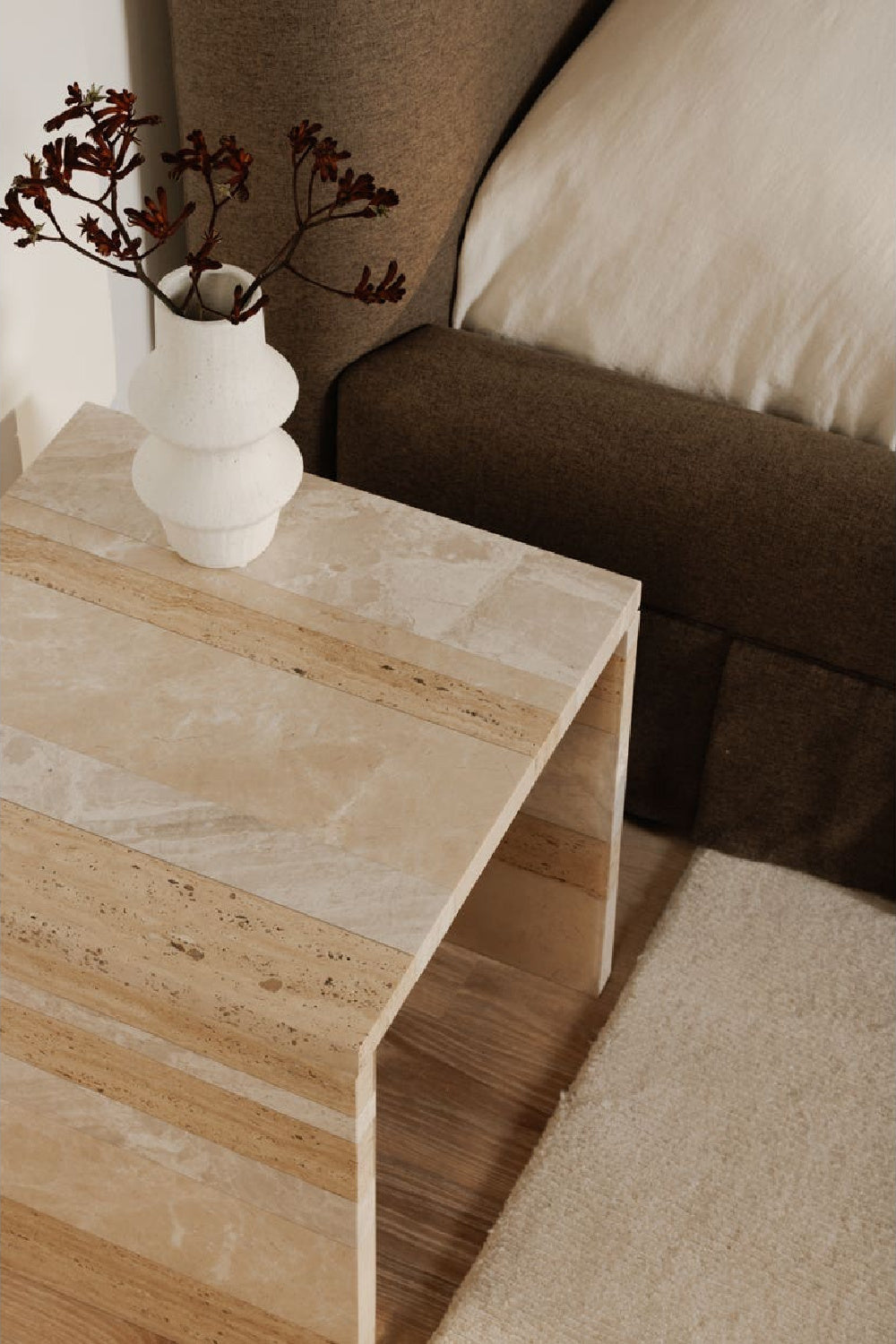 Modern European furniture - Marble Square Accent Table - www.oroa.com