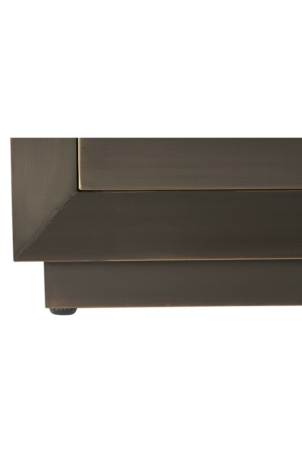 Modern European furniture - Bronze 2-Drawer Nightstand - www.oroa.com