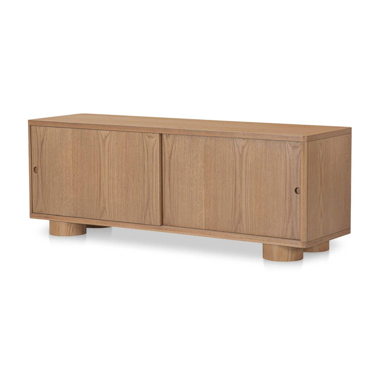 Modern European furniture - Oak Sliding-Door Media Unit - www.oroa.com