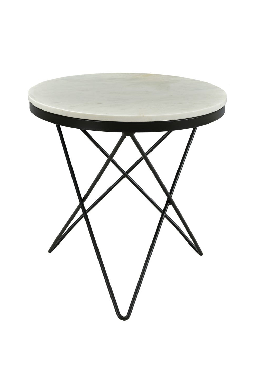 Round Marble Side Table | Novi Living Haley | Oroa.com
