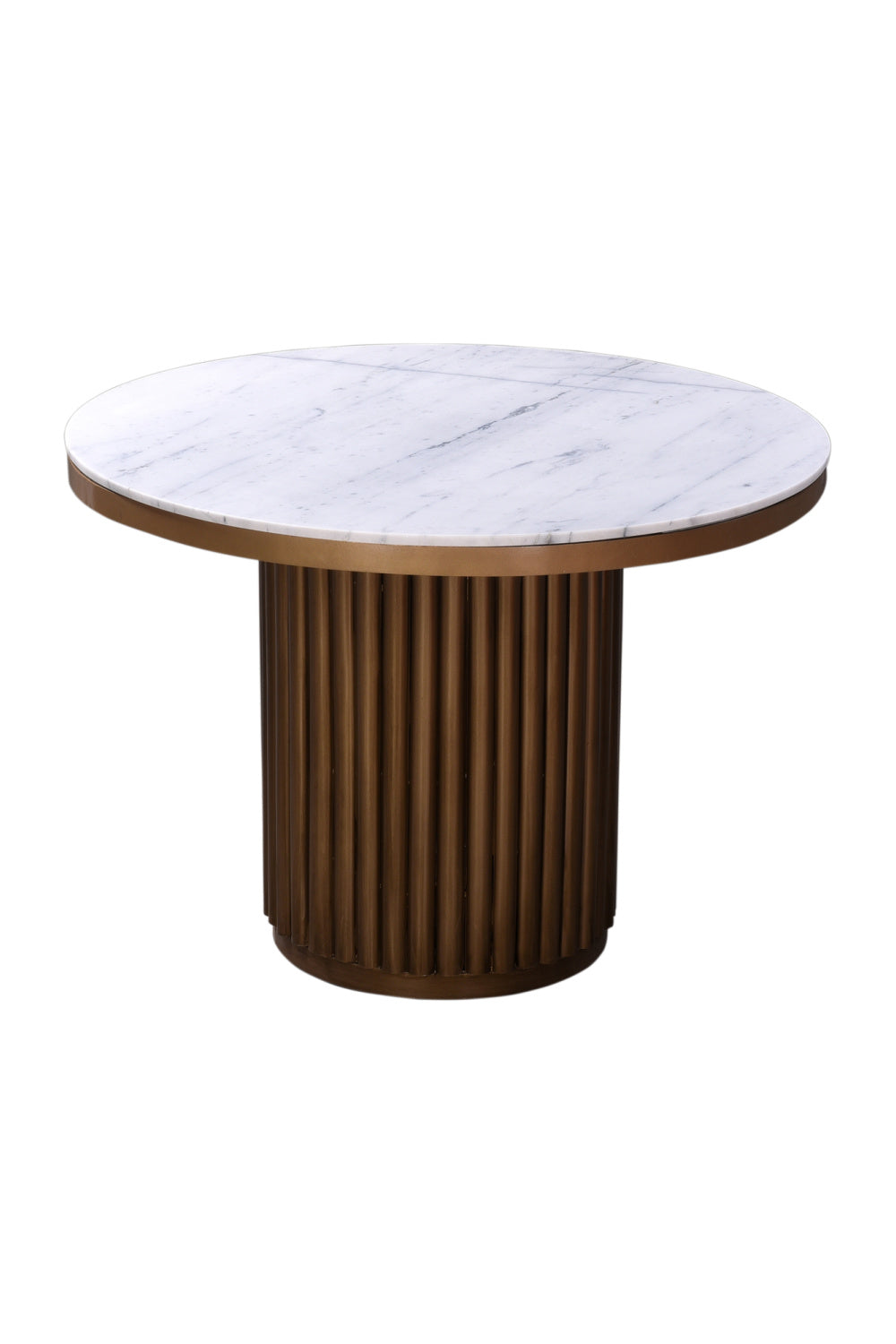 Modern European furniture - Pillar Base Marble Dining Table - www.oroa.com