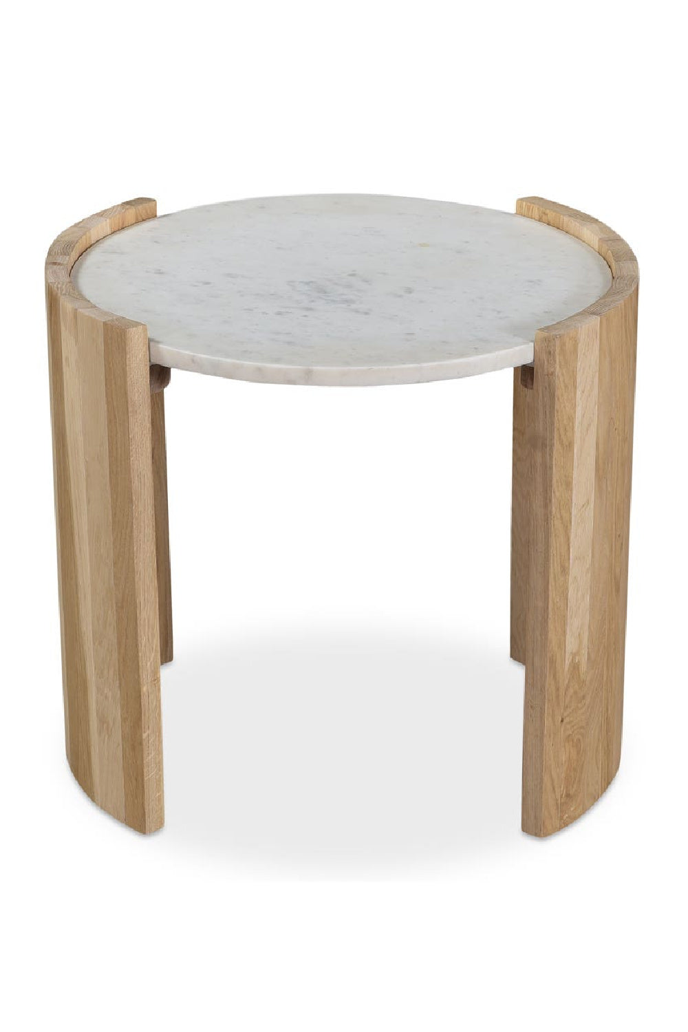 Modern European furniture - White Oak Round Side Table - www.oroa.com