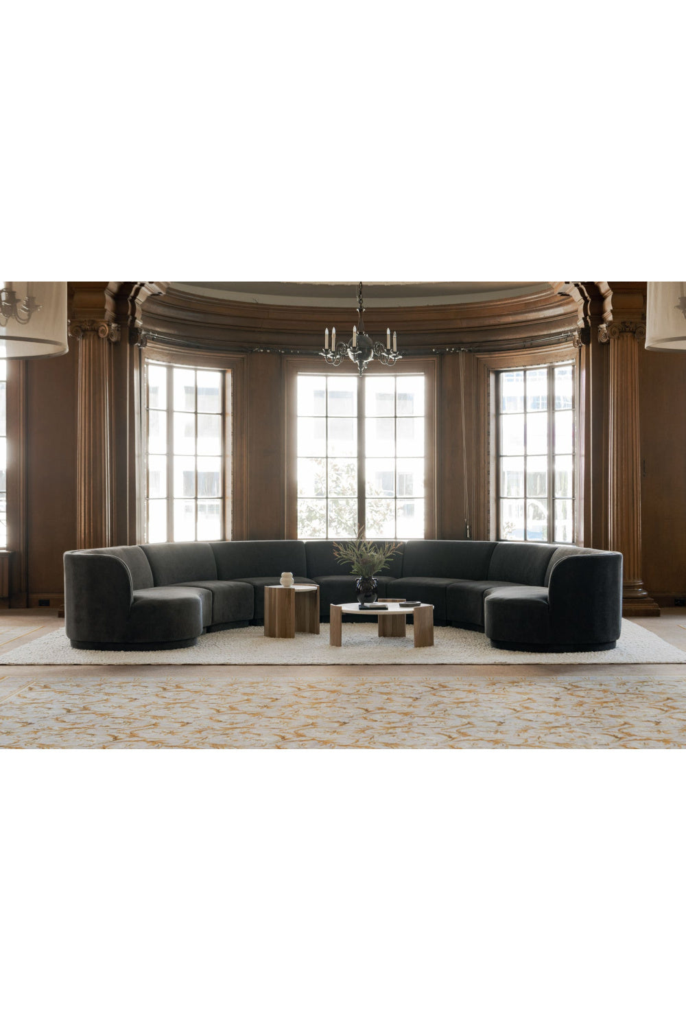 Modern European furniture - White Oak Round Side Table - www.oroa.com
