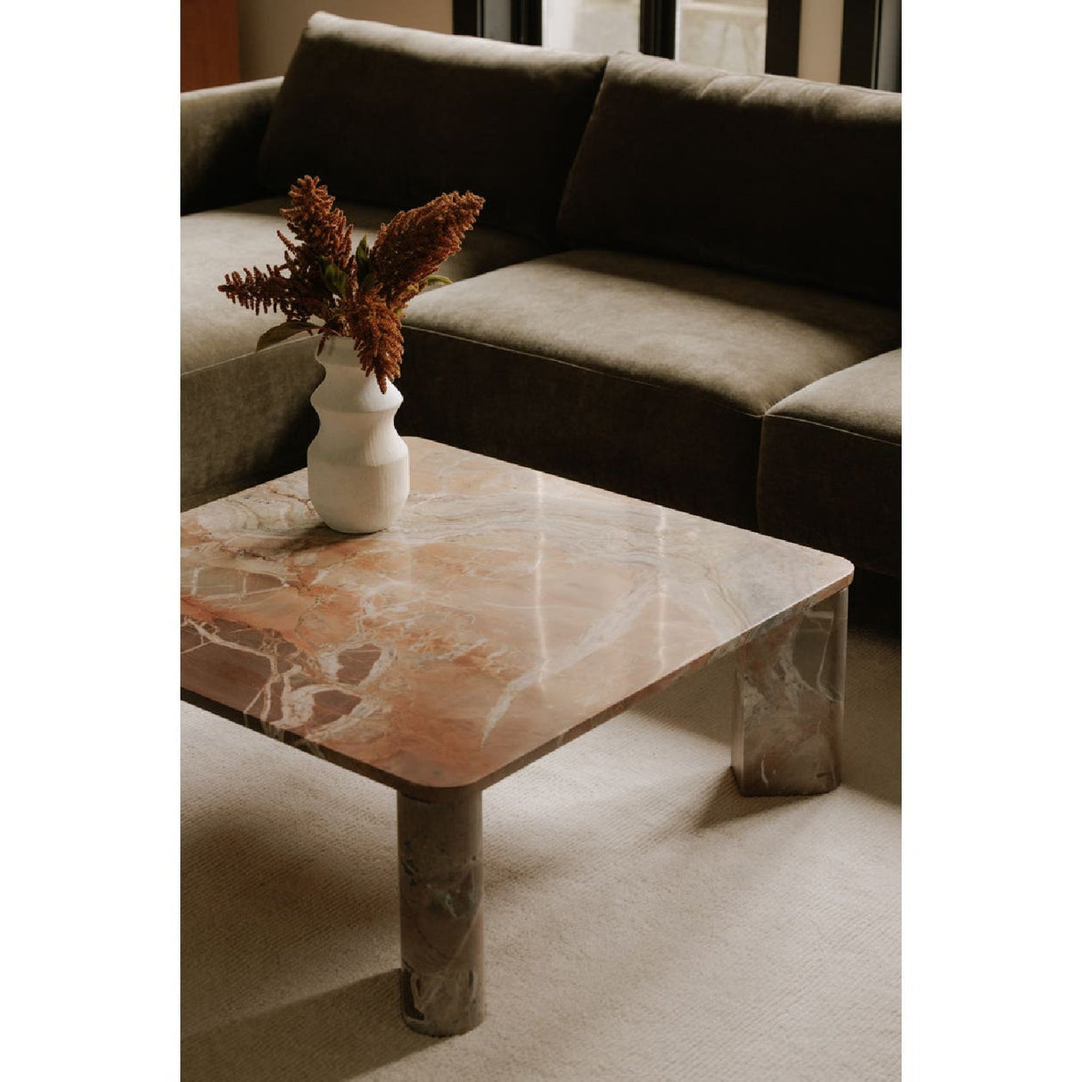 Modern European furniture - Solid Marble Coffee Table - www.oroa.com