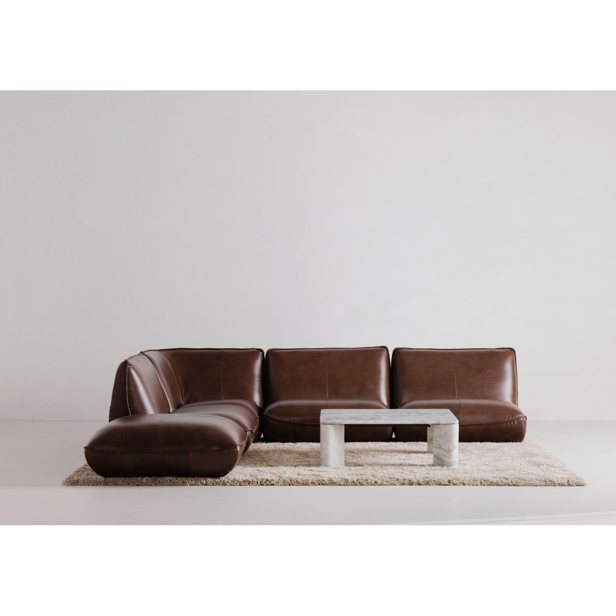 Modern European furniture - Solid Marble Coffee Table - www.oroa.com