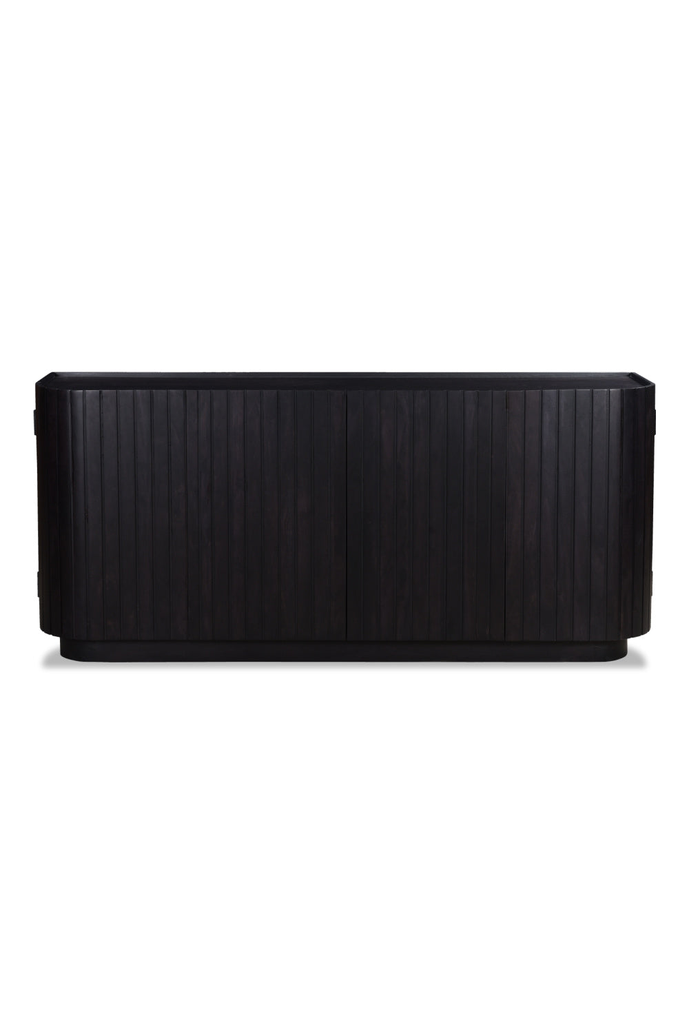 Modern European furniture - Black Acacia 4-Door Sideboard - www.oroa.com
