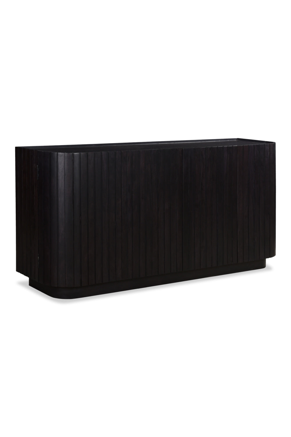 Modern European furniture - Black Acacia 4-Door Sideboard - www.oroa.com